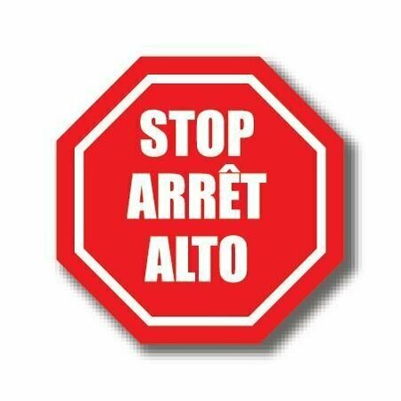 ERGOMAT 20in OCTAGON SIGNS - Stop, Arret, Alto DSV-SIGN 400 #0009 -UEN